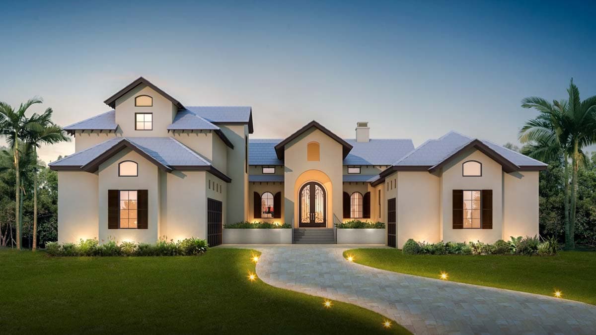 Plan 430004LY: Hill Country House Plan with Upstairs Game Room - Image #37 - European, Hill Country, Mediterranean, Transitional