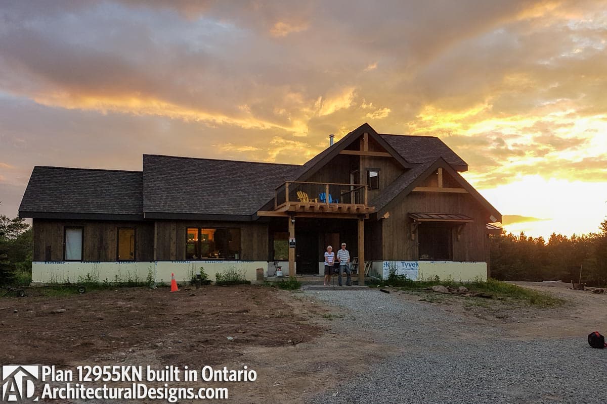 build gallery item - House Plan 12955KN Comes to Life in Ontario, Canada