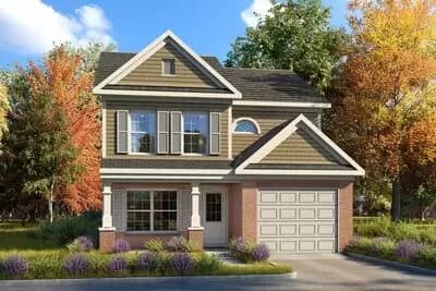Four Bedroom House Plan for a Narrow Lot - 1424 Sq Ft