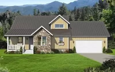 Vacation Cottage with Vaulted Ceilings and Three Master Suites