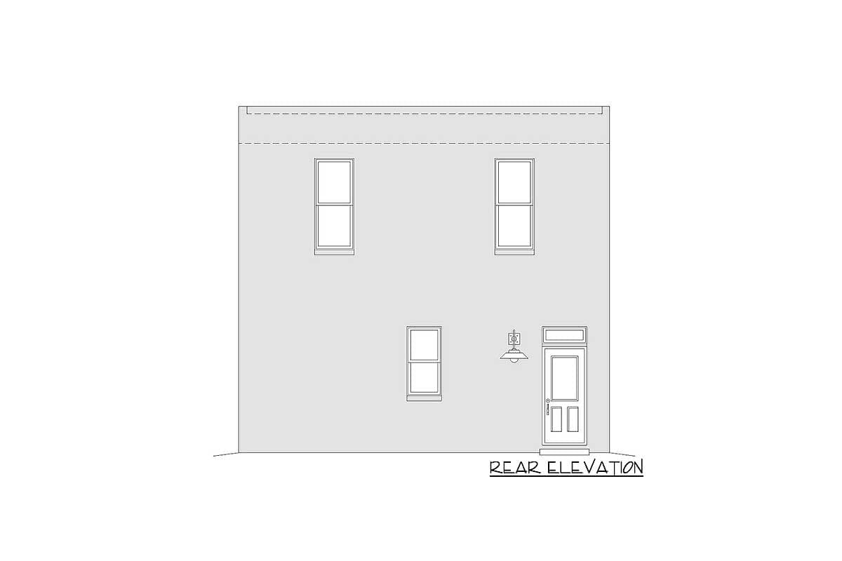 Plan 68472VR: Modern Cube Shaped House Plan - Image #4