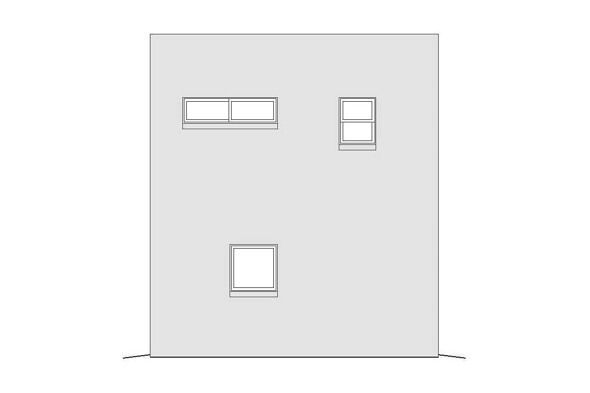 Plan 68473VR: Modern Cube-Shaped ADU-friendly House Plan - 572 Sq Ft - Image #5 - Carriage, Contemporary, Modern, Vacation