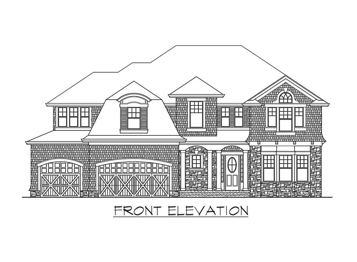 Plan 23684JD: Upscale 5 Bed House Plan - Image #26 - Northwest, Shingle
