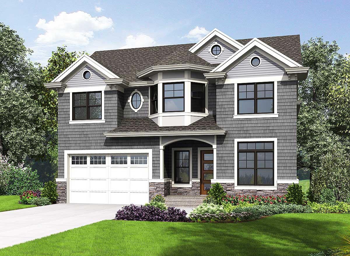 Plan 23683JD: Northwest House Plan for a Sloping Lot - Image #36 - New American, Northwest, Traditional