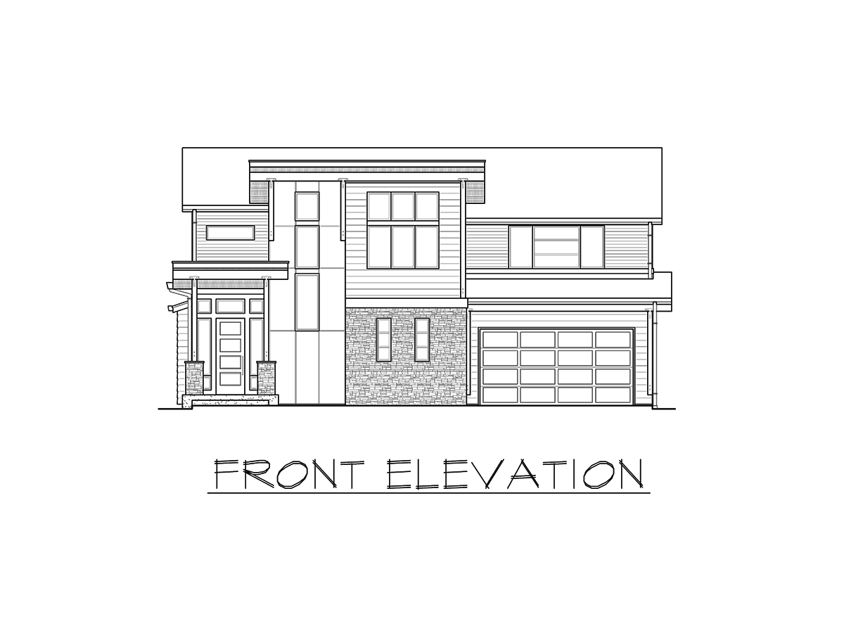 Plan 23686JD: Modern House Plan with Upstairs Options - Image #31 - Contemporary, Modern, Northwest