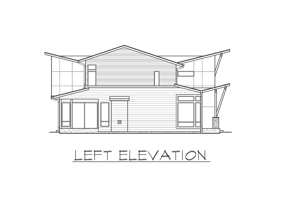 Plan 23686JD: Modern House Plan with Upstairs Options - Image #32 - Contemporary, Modern, Northwest