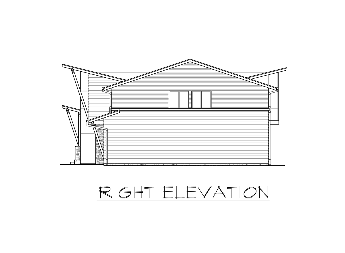 Plan 23686JD: Modern House Plan with Upstairs Options - Image #34 - Contemporary, Modern, Northwest