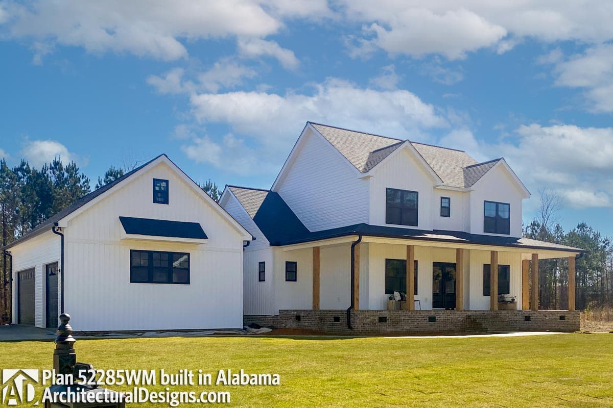 Plan 52285WM: 4-Bed Country Farmhouse Plan - 1938 Sq Ft - Image #7 - Country, Farmhouse, Modern Farmhouse, Southern, Traditional