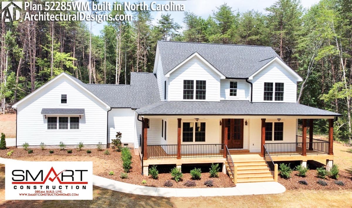 Plan 52285WM: 4-Bed Country Farmhouse Plan - 1938 Sq Ft - Image #8 - Country, Farmhouse, Modern Farmhouse, Southern, Traditional