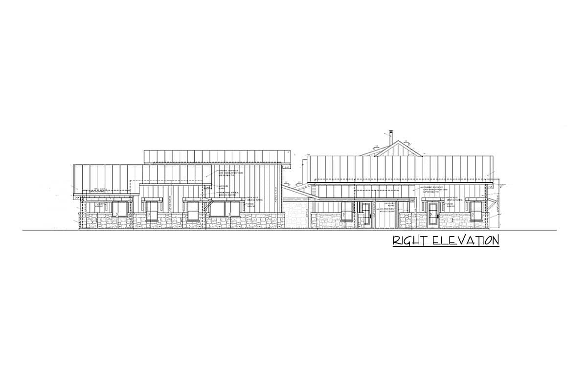 Plan 430012LY: Sprawling Multi-Generational Hill Country Home with Two Bedroom Casita - Image #5 - Hill Country, Ranch
