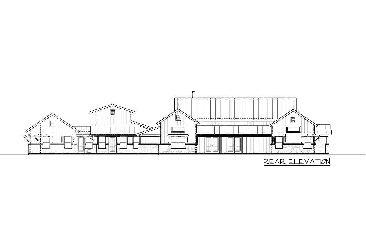 Plan 430012LY: Sprawling Multi-Generational Hill Country Home with Two Bedroom Casita - Image #4 - Hill Country, Ranch