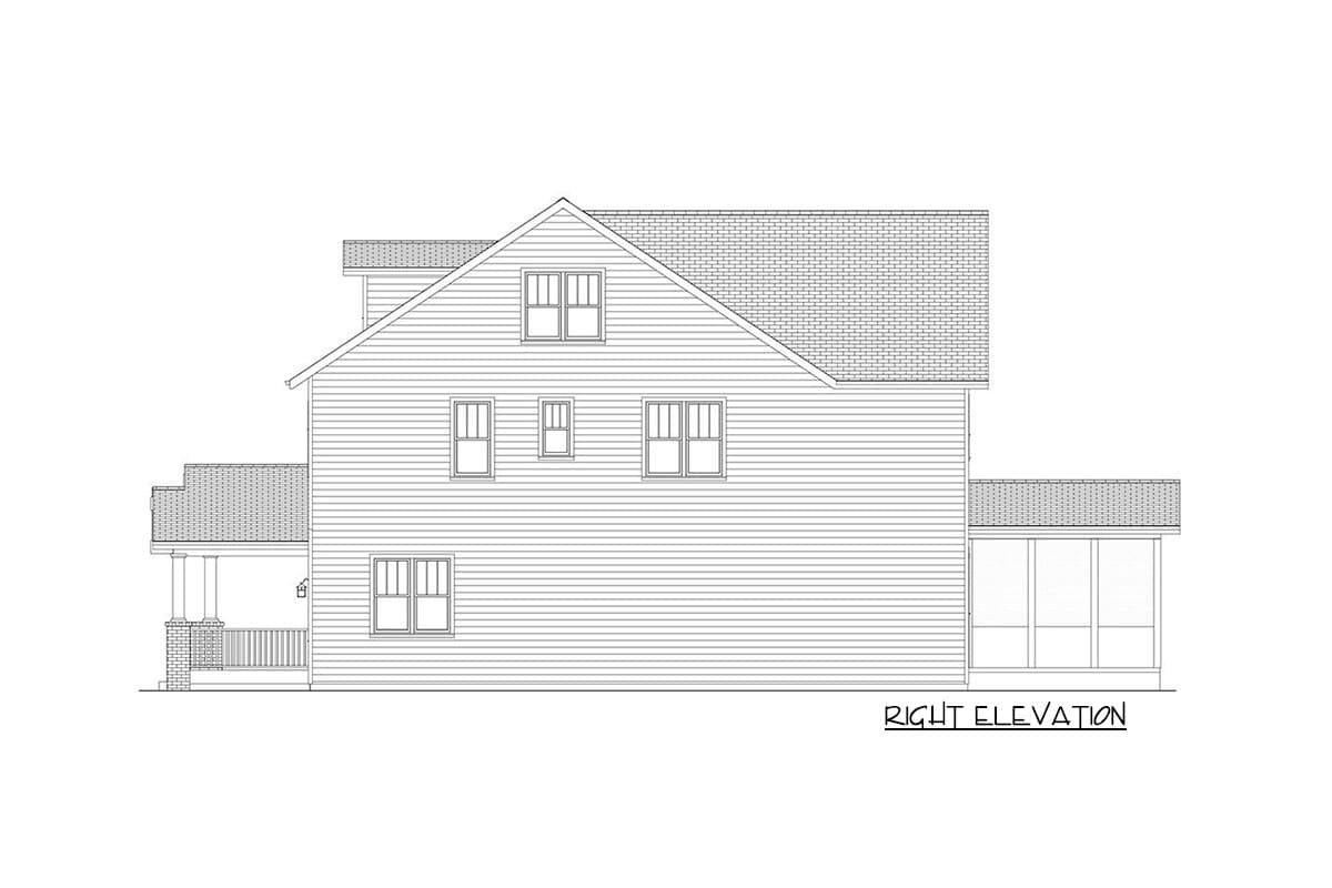 Plan 50125PH: Craftsman House Plan with Optional Third Floor - Image #8 - Bungalow, Craftsman, Northwest