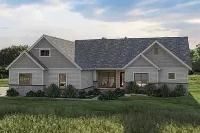 2-Bed Ranch with Central Family Room and Large Walk-In Pantry - 1996 Sq Ft