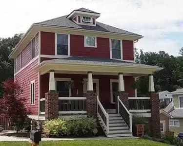Classic Four Square House Plan with Options