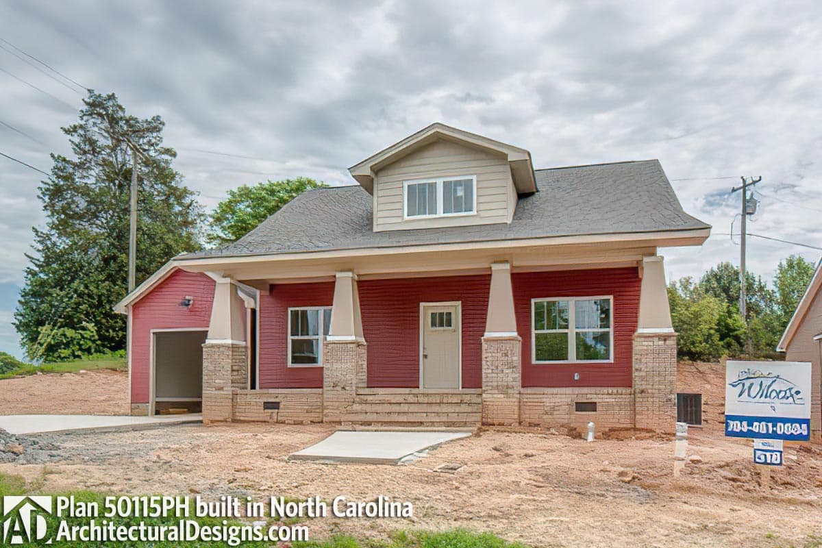 build gallery item - House Plan 50115PH Comes to Life in North Carolina