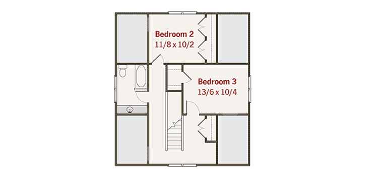Plan 50115PH: Bungalow with First Floor Master - Floor Plan - 2nd Floor - Bungalow, Craftsman, Northwest