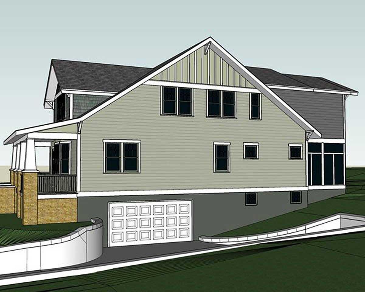 Plan 50123PH: Comfortable Craftsman for a Narrow Lot - Image #6 - Bungalow, Craftsman, Northwest