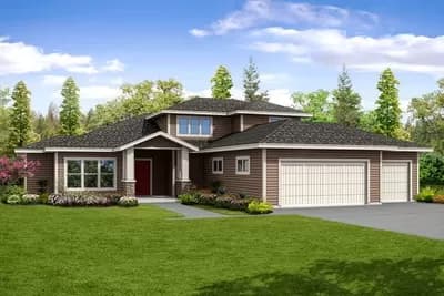 Prairie Style House Plan with Contemporary Looks