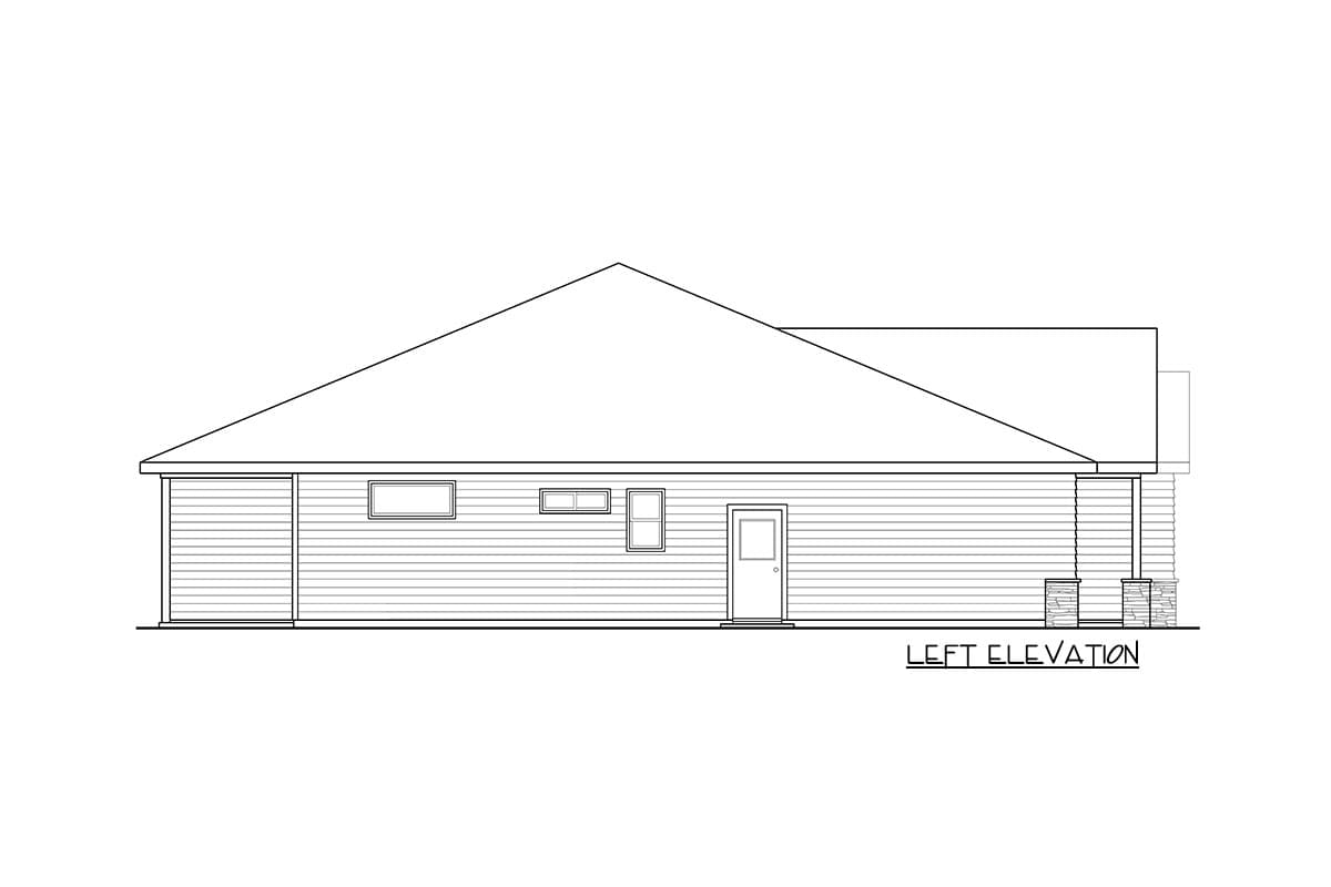 Plan 72879DA: Single Story Cottage with Split Bedrooms - Image #7 - Cottage, Country, Traditional