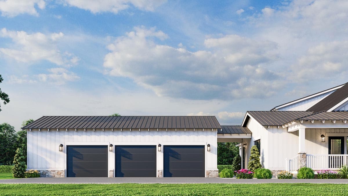 Plan 70552MK: Rustic Country Home Plan with Wraparound Porch - 3380 Sq Ft - Image #5 - Country, Farmhouse, Low Country, Rustic, Vacation