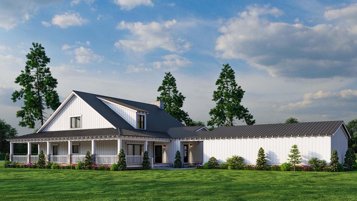 Plan 70552MK: Rustic Country Home Plan with Wraparound Porch - 3380 Sq Ft - Image #10 - Country, Farmhouse, Low Country, Rustic, Vacation