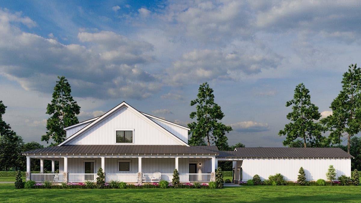 Plan 70552MK: Rustic Country Home Plan with Wraparound Porch - 3380 Sq Ft - Image #11 - Country, Farmhouse, Low Country, Rustic, Vacation