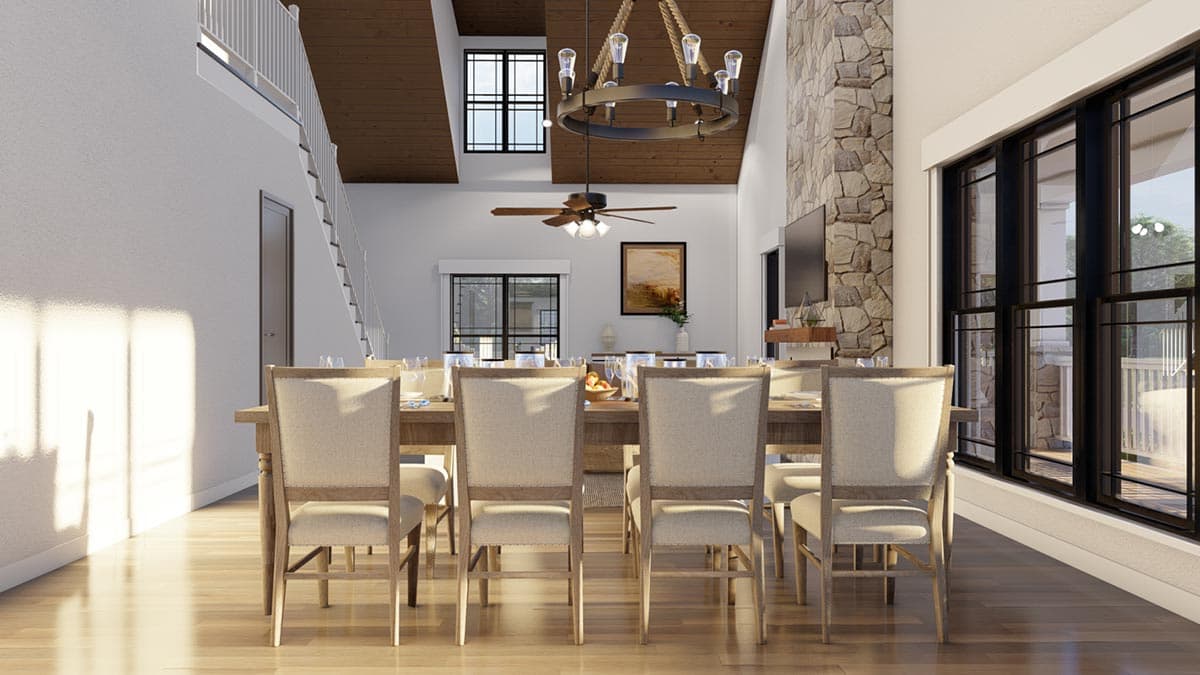 Plan 70552MK: Rustic Country Home Plan with Wraparound Porch - 3380 Sq Ft - Image #14 - Country, Farmhouse, Low Country, Rustic, Vacation