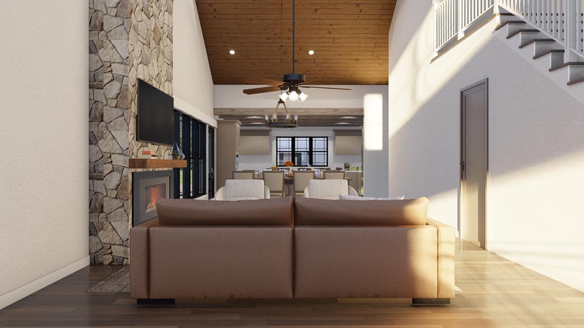 Plan 70552MK: Rustic Country Home Plan with Wraparound Porch - 3380 Sq Ft - Image #15 - Country, Farmhouse, Low Country, Rustic, Vacation