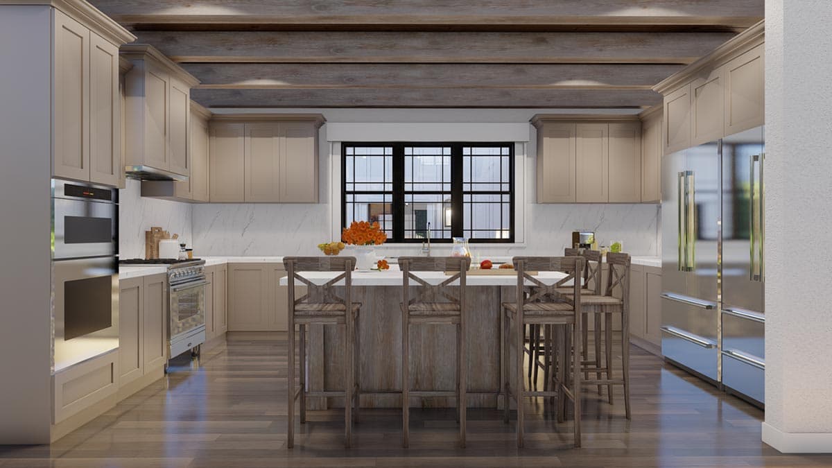 Plan 70552MK: Rustic Country Home Plan with Wraparound Porch - 3380 Sq Ft - Image #18 - Country, Farmhouse, Low Country, Rustic, Vacation