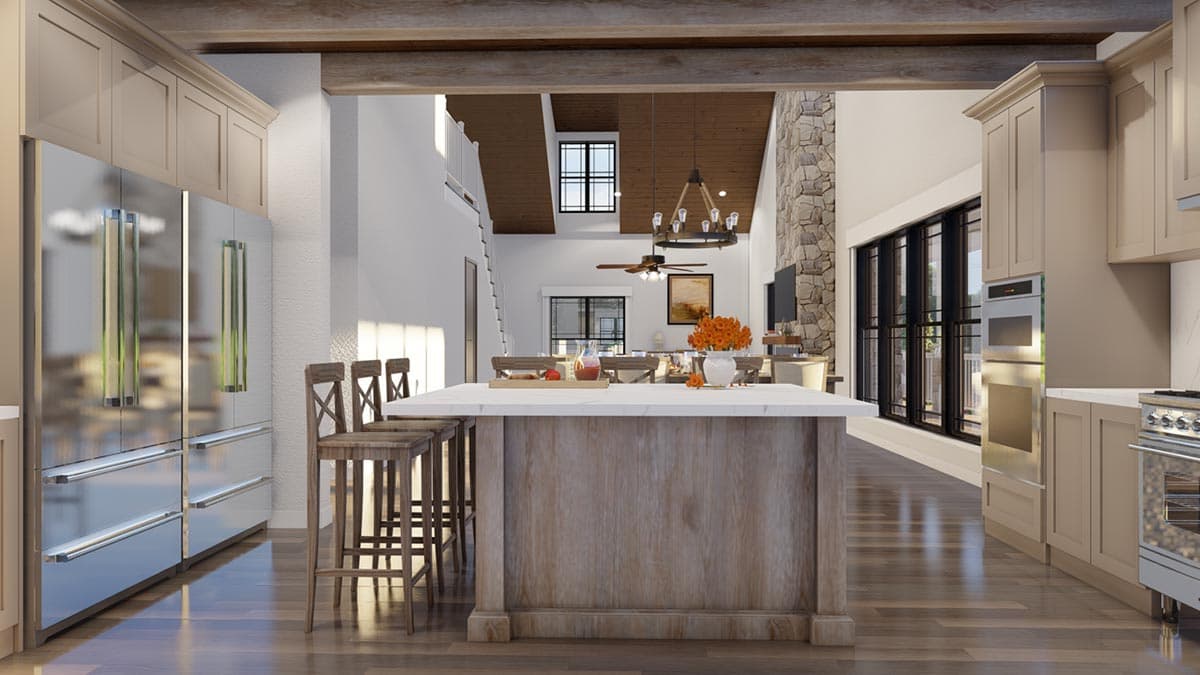 Plan 70552MK: Rustic Country Home Plan with Wraparound Porch - 3380 Sq Ft - Image #22 - Country, Farmhouse, Low Country, Rustic, Vacation