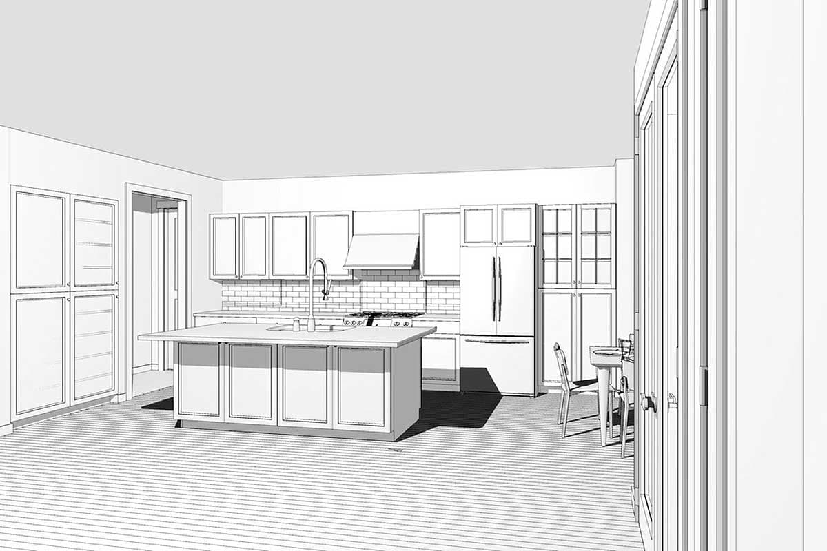 Plan 50145PH: Craftsman Ranch with Courtyard Entry Garage - Image #4 - Country, Craftsman, Northwest, Ranch