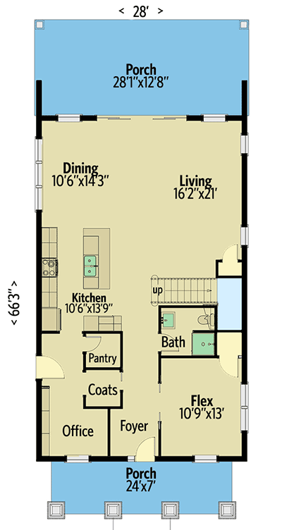 Plan 50153PH: Classic Bungalow House Plan - Floor Plan - Main Level - Bungalow, Craftsman, Northwest