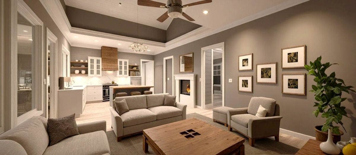 Plan 28911JJ: Flexible Country Plan with Detached Garage - Image #4 - Country, Farmhouse, Modern Farmhouse, Ranch, Traditional