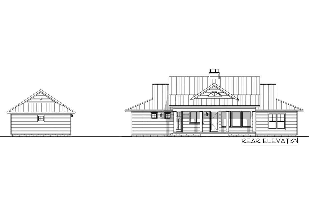Plan 28911JJ: Flexible Country Plan with Detached Garage - Image #10 - Country, Farmhouse, Modern Farmhouse, Ranch, Traditional