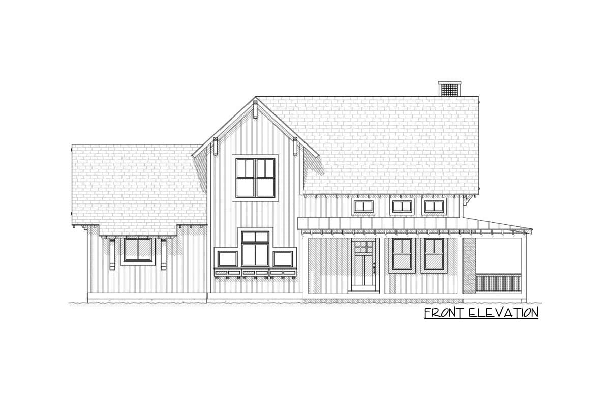 Plan 970004VC: Three or Four Bed Home Plan with Views from Three Sides - Image #10 - Coastal, Mountain, Vacation