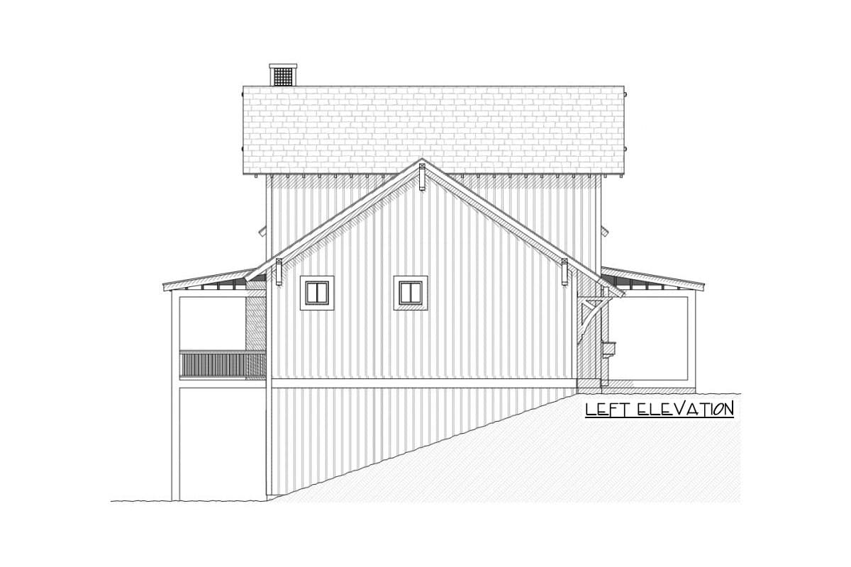 Plan 970004VC: Three or Four Bed Home Plan with Views from Three Sides - Image #11 - Coastal, Mountain, Vacation