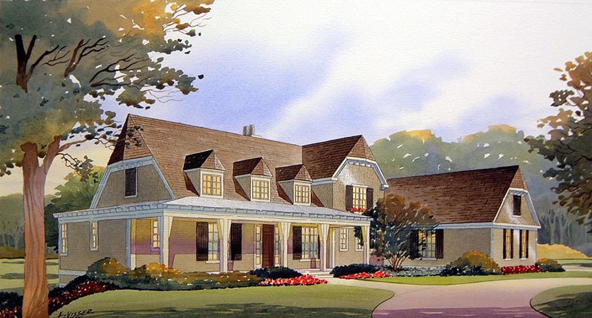 Plan 970006VC: Three Bed New American House Plan with Optional Lower Level - Image #29 - New American, Traditional