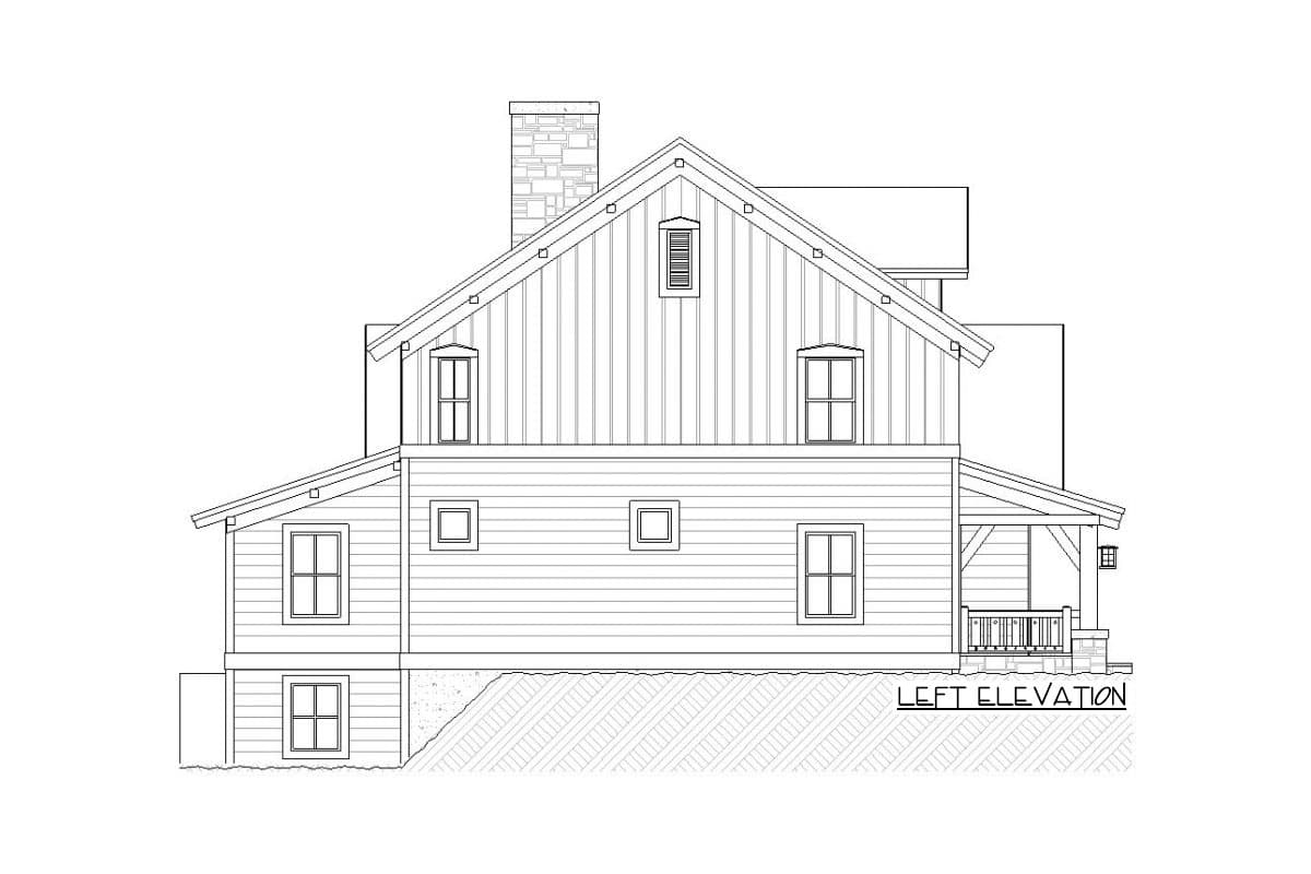 Plan 970013VC: 2-Story Country House Plan with Garage Options - Image #7 - Country, New American, Traditional