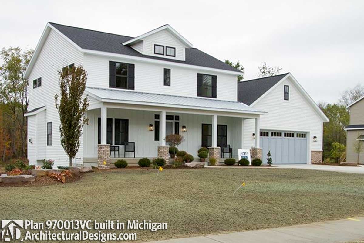 build gallery item - House Plan 970013VC Comes To Life In Michigan!