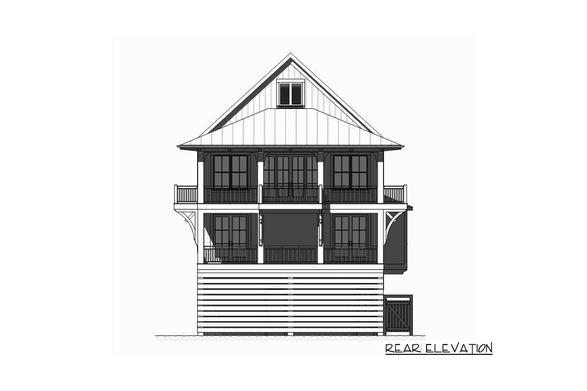 Plan 970015VC: Upside Down Coastal House Plan - Image #15 - Beach, Coastal, Low Country, Vacation