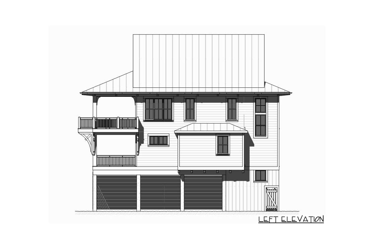 Plan 970015VC: Upside Down Coastal House Plan - Image #13 - Beach, Coastal, Low Country, Vacation