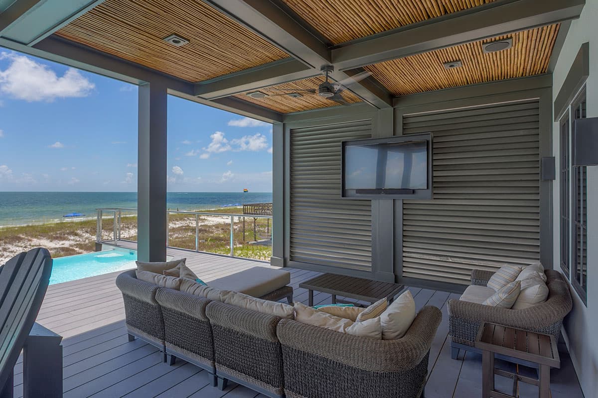 Plan 970017VC: Flexible Beach Home with Optional Bunk Room  - Image #4 - Beach, Coastal, Florida-Style, Vacation