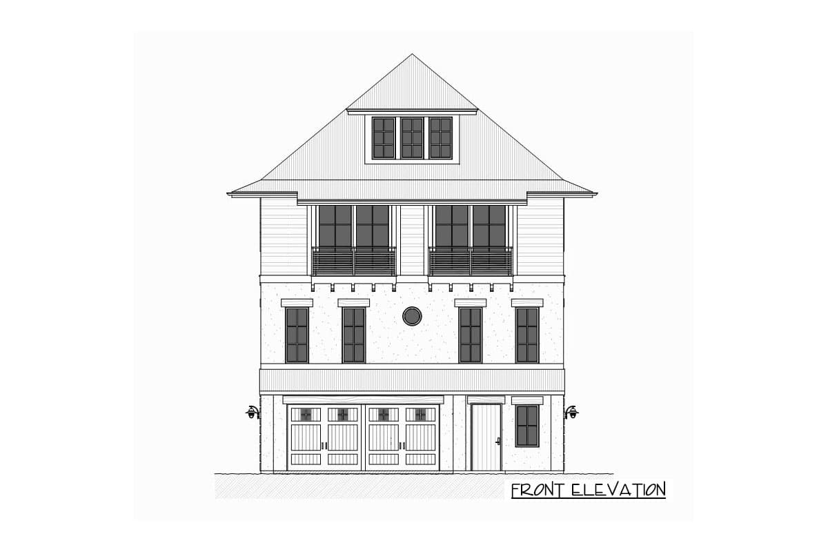 Plan 970017VC: Flexible Beach Home with Optional Bunk Room  - Image #12 - Beach, Coastal, Florida-Style, Vacation