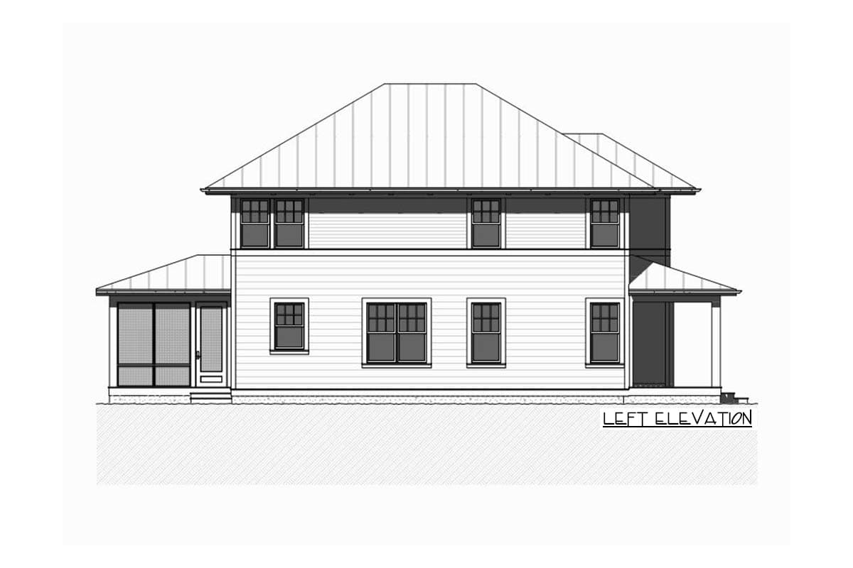 Plan 970026VC: Vacation Home with Upstairs Bunkroom - Image #6 - Coastal, Country, New American, Transitional, Vacation