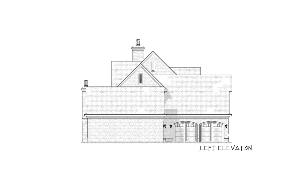 Plan 970028VC: Four-Bed French Country Home Plan with Hearth Room - 3790 Sq Ft - Image #10 - European, French Country