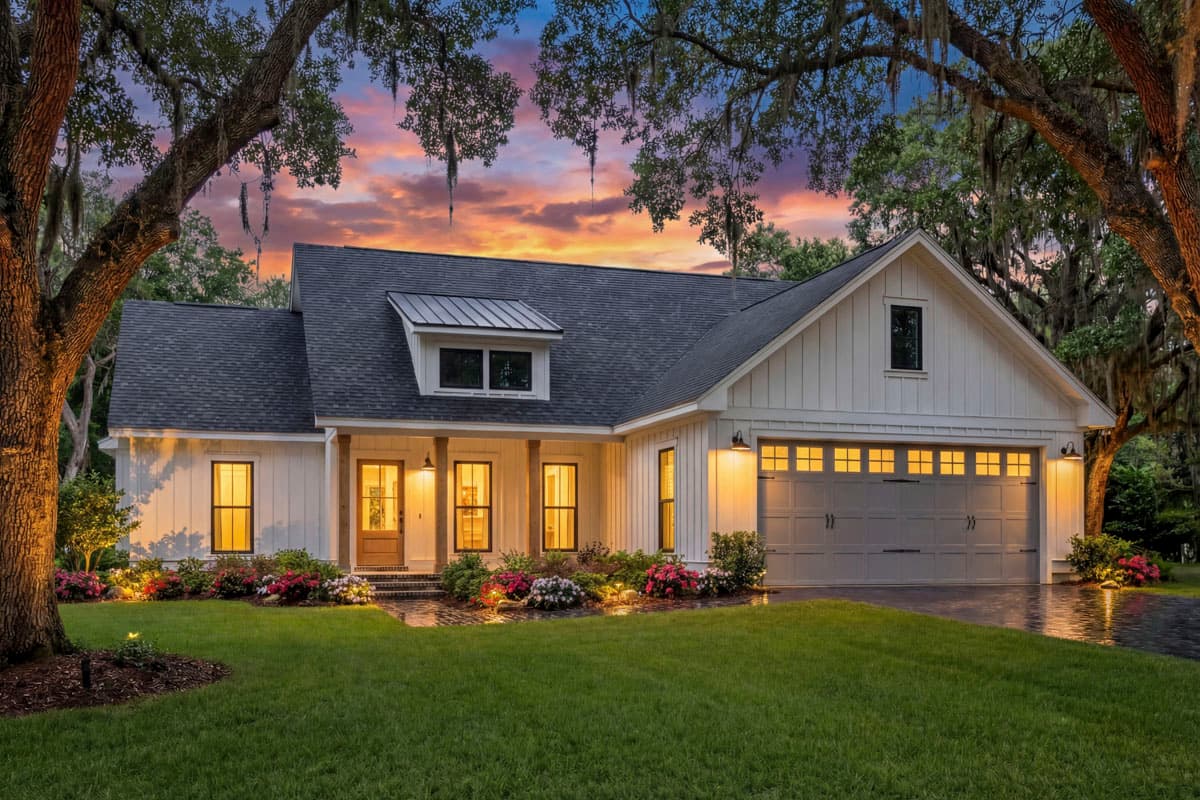 Plan 51763HZ: Exclusive 3-Bed Farmhouse with Tremendous Curb Appeal - 1624 Sq Ft - Image #5 - Country, Craftsman, Farmhouse, New American, Traditional