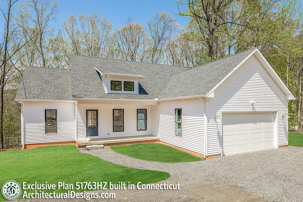 build gallery item - House Plan 51763HZ comes to life in Connecticut