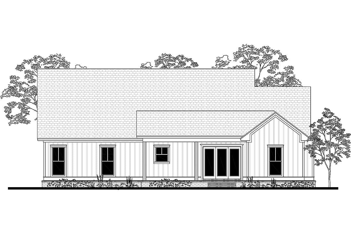 Plan 51763HZ: Exclusive 3-Bed Farmhouse with Tremendous Curb Appeal - 1624 Sq Ft - Image #11 - Country, Craftsman, Farmhouse, New American, Traditional