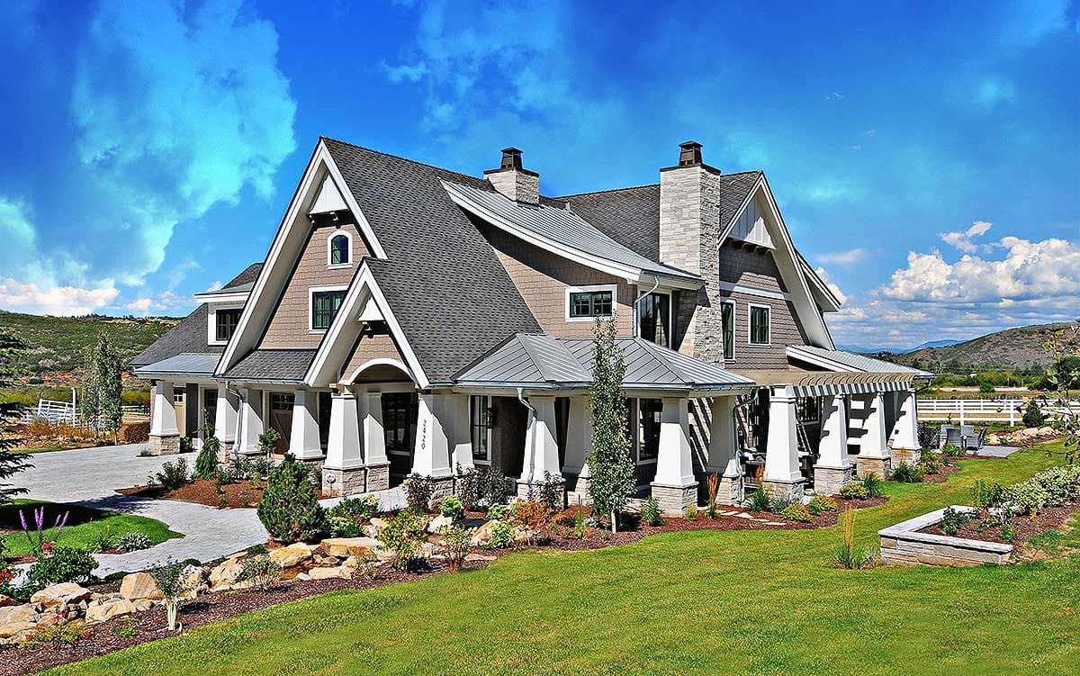 Plan 18295BE: 4-Bed Luxury Craftsman with Wrap-Around Porch - 4863 Sq Ft - Image #8 - Craftsman, Mountain, New American, Northwest