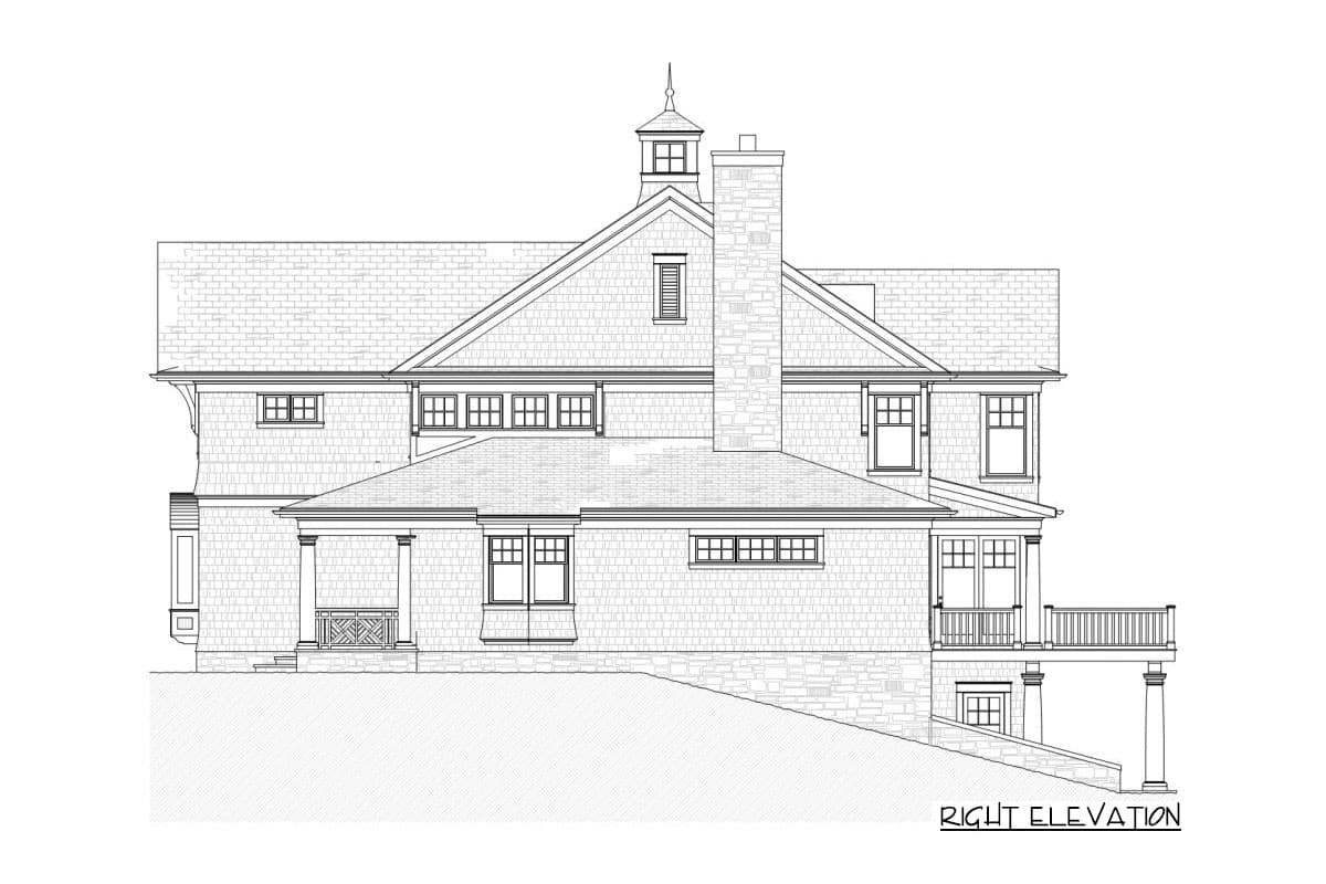 Plan 970034VC: Classic Shingle Style House Plan - Image #6 - Coastal, Shingle, Traditional